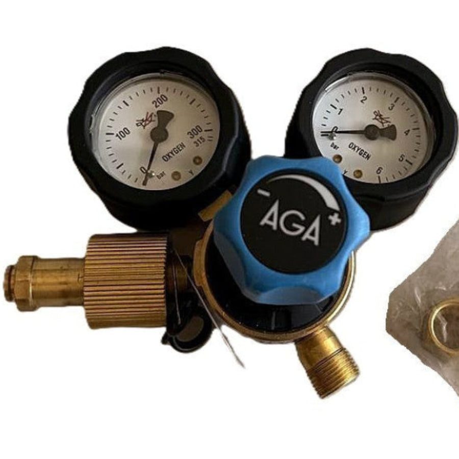 AGA Fixicontrol HT Oxygen Regulator Welding Cutting Gas Regulator
