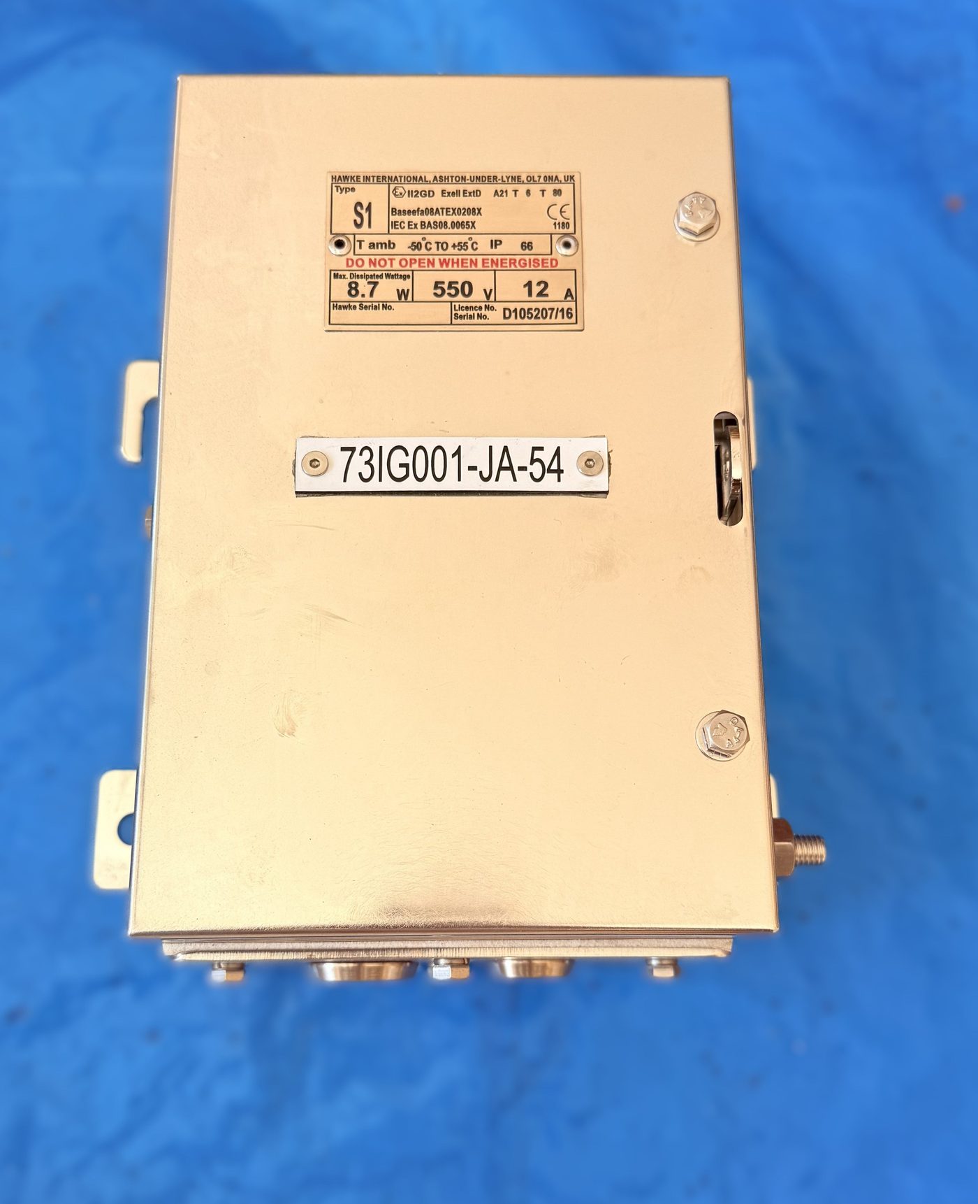 Hawke International S1 ATEX IECEx Hazardous Area Junction Box 20-Way Terminal